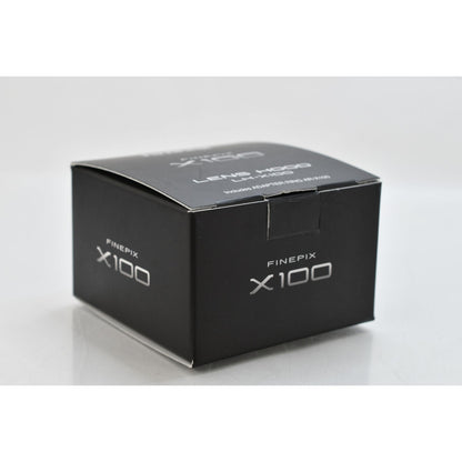 [Pre-owned] Fujifilm LH-X100 Lens Hood & AR-X100 Adapter Ring for FinePix X100 — Unused — Japan #2446