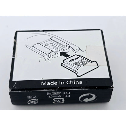 [Pre-owned] Genuine Nikon ASC-01 Accessory Shoe Cover Silver — Unused — Japan #5121