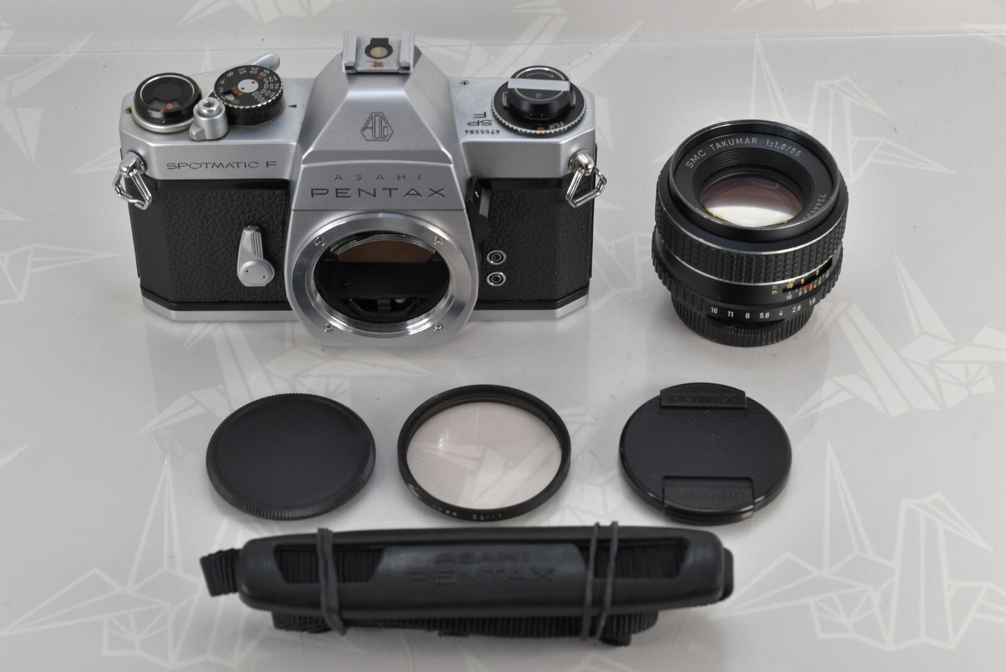 Read🌸[Excellent] Pentax Spotmatic F SPF 35mm Film Camera 55mm F1.8 Lens Japan