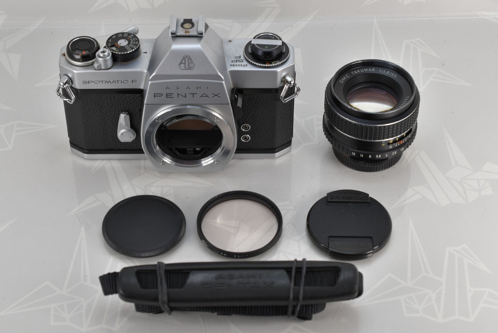 Read🌸[Excellent] Pentax Spotmatic F SPF 35mm Film Camera 55mm F1.8 Lens Japan