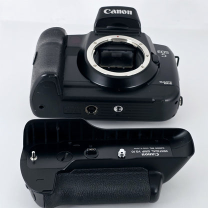 [Pre-owned] Canon EOS 5 QD (A2 / A2E) 35mm Film Camera w/ VG10 Grip — Mint — Japan #5759