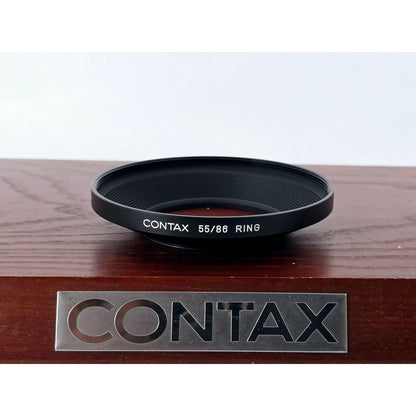 [Pre-owned] Contax Genuine Metal 55/86 Step Up Ring Adapter — Top MINT — Japan #4450