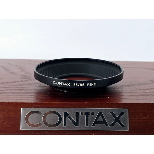[Pre-owned] Contax Genuine Metal 55/86 Step Up Ring Adapter — Top MINT — Japan #4450