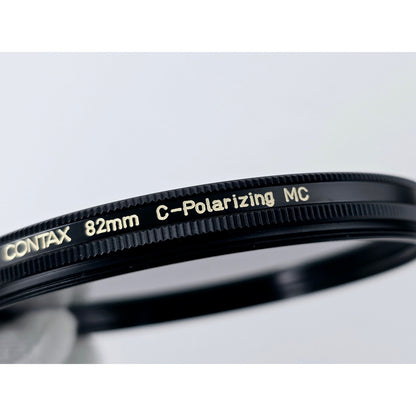 [Pre-owned] Contax 82mm C-Polarizing MC Lens Filter Genuine — Near MINT+++ — Japan #4919