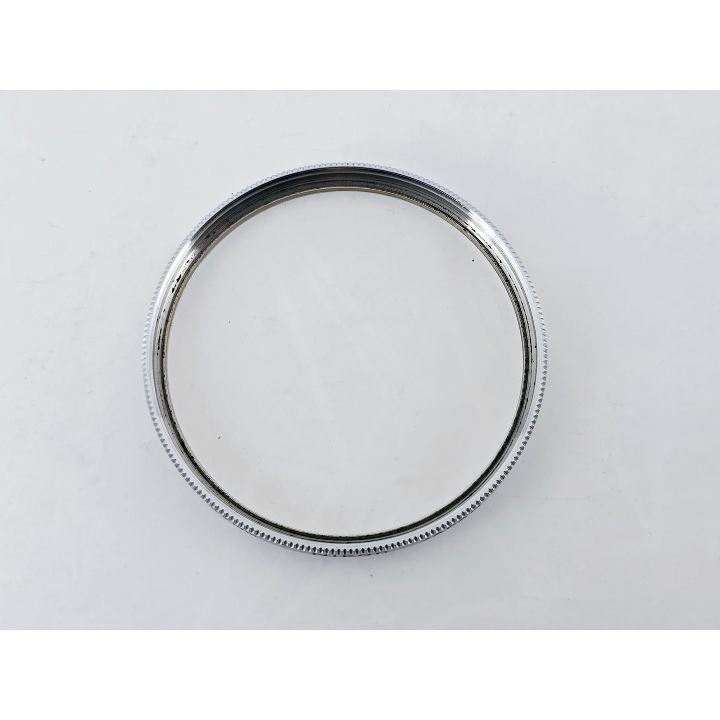 [Pre-owned] Nikon L38 52mm Chrome Frame Lens Filter — Near MINT — Japan #3690