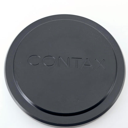 [Pre-owned] Contax Metal Lens Cap Black 89mm K84 K-84 — MINT — Japan #1765