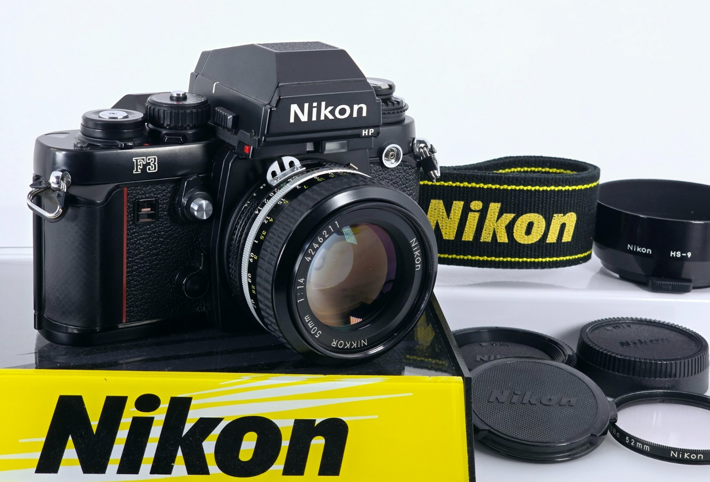 🌸[Near MINT+++] Nikon F3 HP SLR 35mm Film Camera Ai 50mm F1.4 Lens From Japan