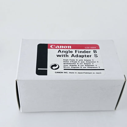 [Pre-owned] Canon Angle Finder B w/ Adapter S for A-1 AE-1 F-1 — Mint — Japan #5393