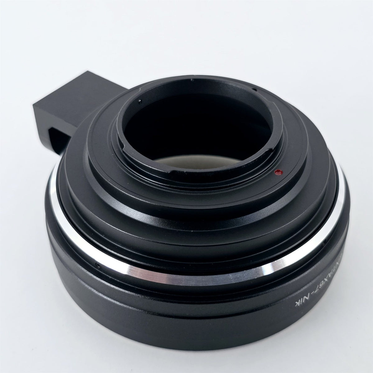 [Pre-owned] Pentax 67-Nikon Lens Mount Adapter (Pentax 67 6x7 Lens to Nikon F) — Mint — Japan #5685