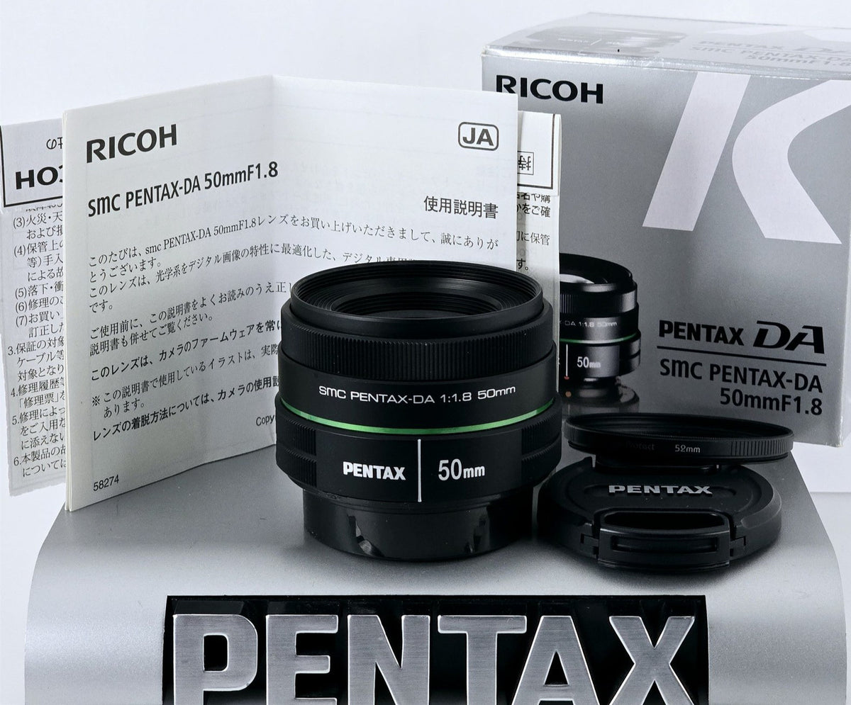 [Pre-owned] Pentax smc DA 50mm f/1.8 K-Mount Autofocus Lens — Mint — Japan #5544