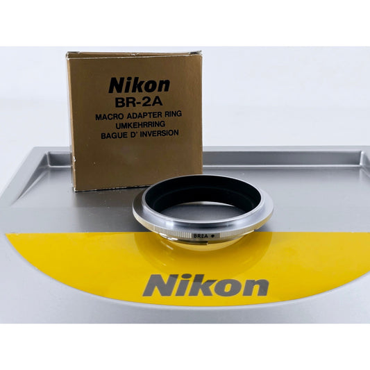 [Pre-owned] Genuine Nikon BR-2A Macro Adapter Ring — Unused — Japan #5026