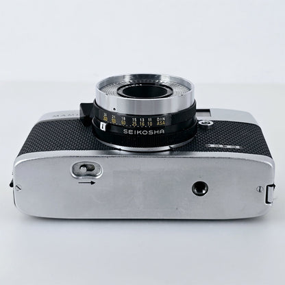 [Pre-owned] Mamiya EE 35mm Film Camera Silver — Near Mint — Japan #5672