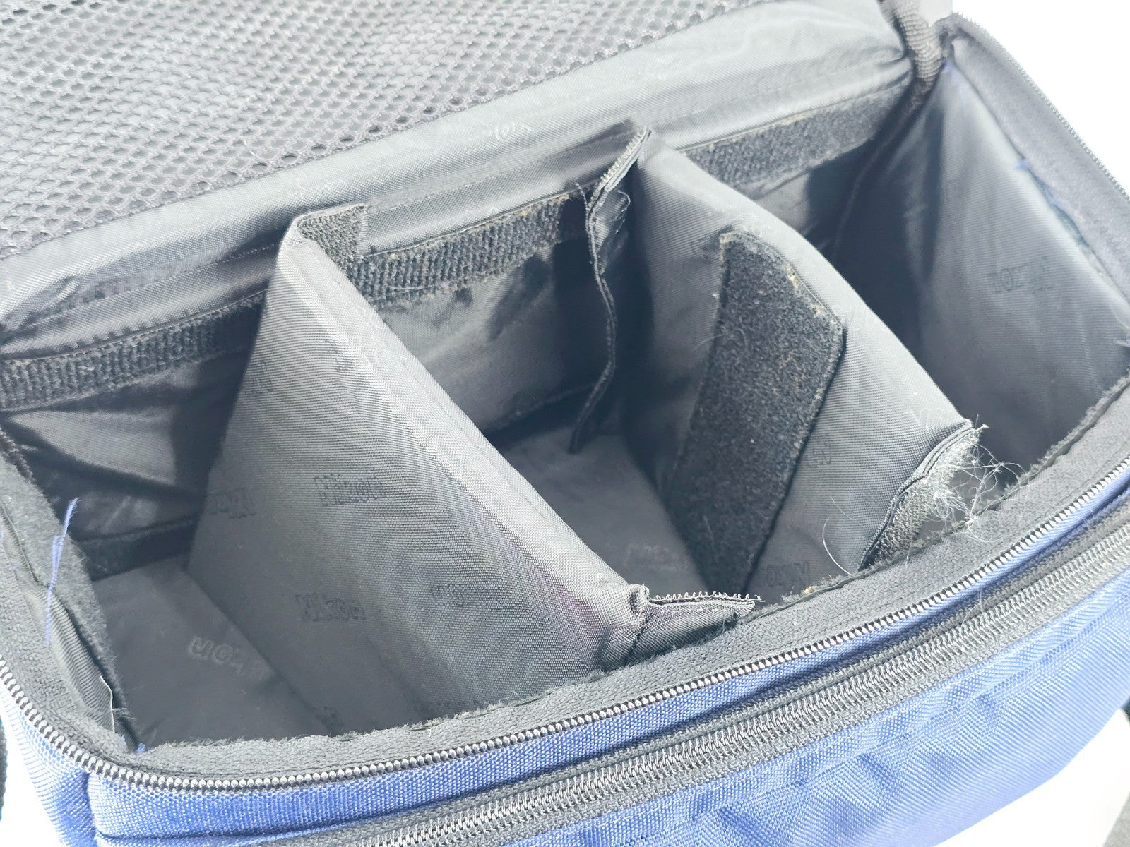 🌸[Near MINT] Genuine Nikon Camera Lens Shoulder Bag Nylon Navy blue From JAPAN