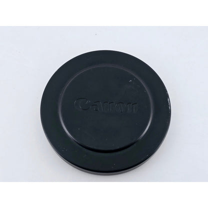 [Pre-owned] Canon 80mm Push-On Black Metal Front Lens Cap (Genuine) — Near MINT — Japan #4141