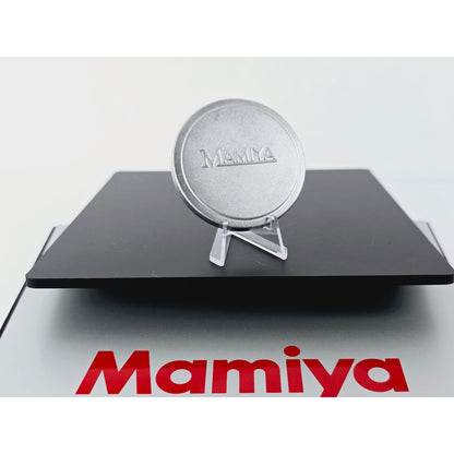 [Pre-owned] Mamiya Metal Front Lens Cap 42mm Push-on — Near MINT — Japan #2544