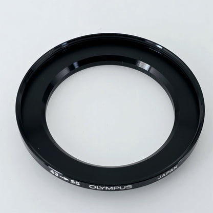 [Pre-owned] Olympus MCON-40 Macro Conversion Lens w/ 43-55mm Step-Up Ring — Mint — Japan #5526