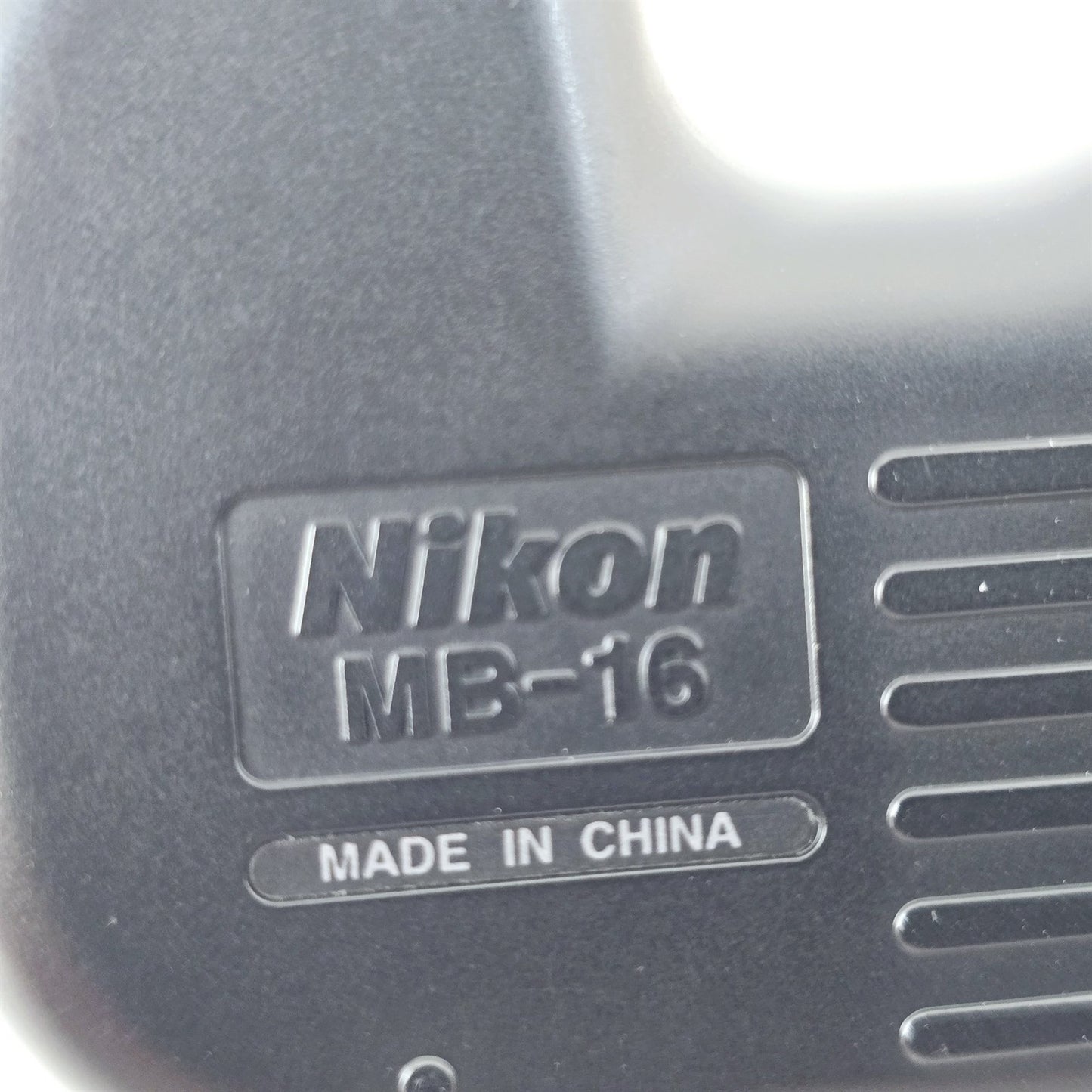 [Pre-owned] Nikon MB-16 Battery Pack Grip for F80 N80 — Top Mint — Japan #5431