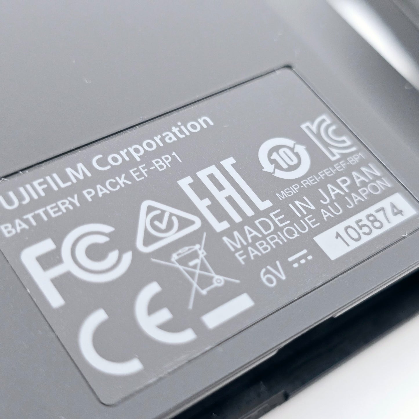 [Pre-owned] Fujifilm EF-BP1 Battery Pack for EF-X500 EF-60 Flash — Unused — Japan #2055