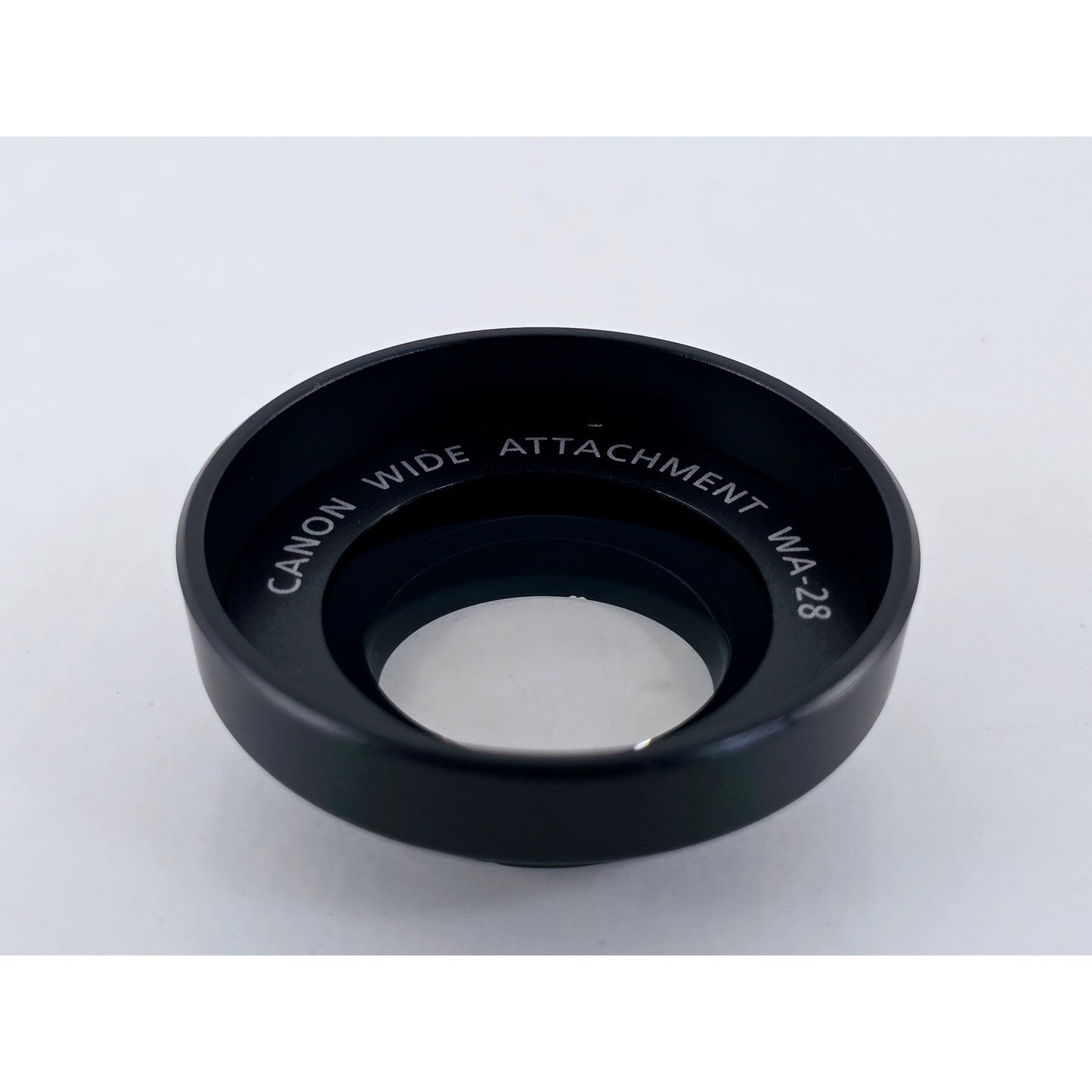 [Pre-owned] Canon WA-28 Wide Attachment Lens for Camcorder — Near MINT — Japan #3842