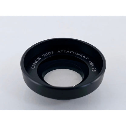 [Pre-owned] Canon WA-28 Wide Attachment Lens for Camcorder — Near MINT — Japan #3842