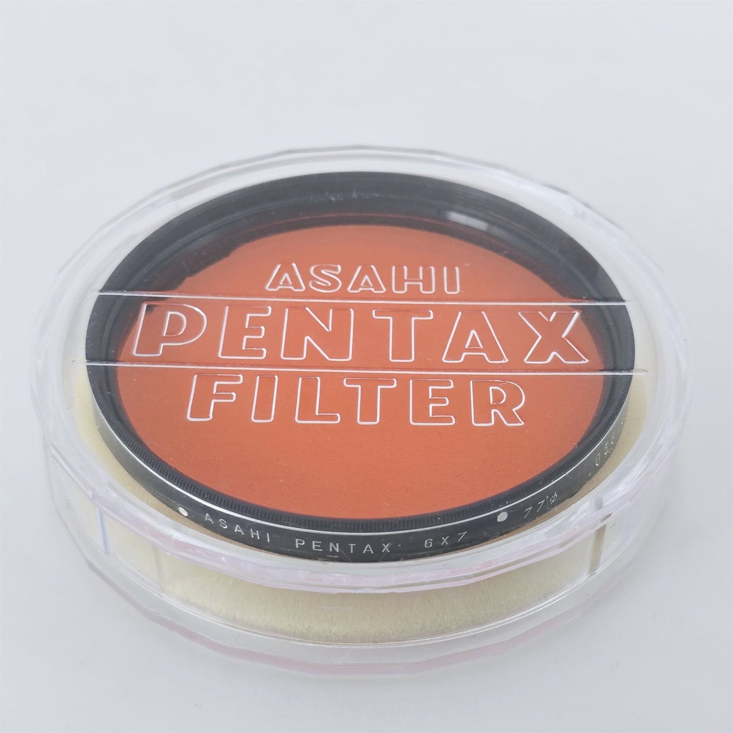 [Pre-owned] Asahi Pentax SMC 6x7 77mm O56 (02) Orange Lens Filter — Mint — Japan #5241