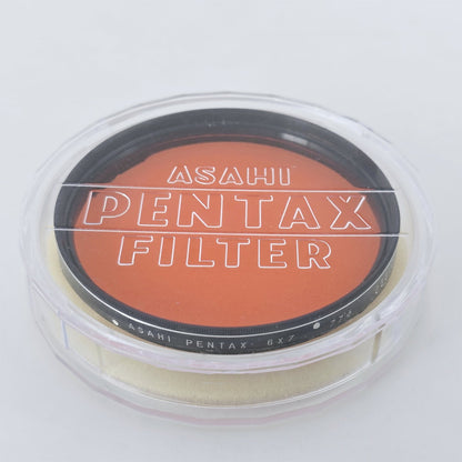 [Pre-owned] Asahi Pentax SMC 6x7 77mm O56 (02) Orange Lens Filter — Mint — Japan #5241