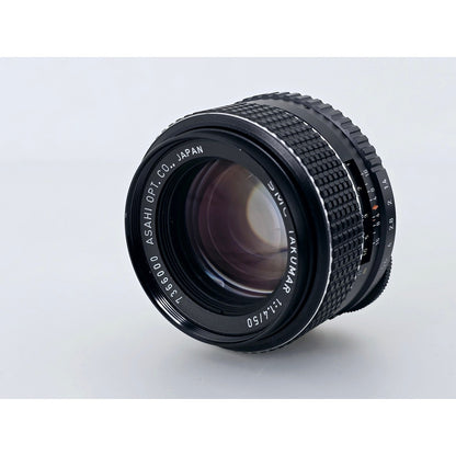 [Pre-owned] Pentax SMC Takumar 50mm F1.4 MF Lens M42 — Near MINT — Japan #4755