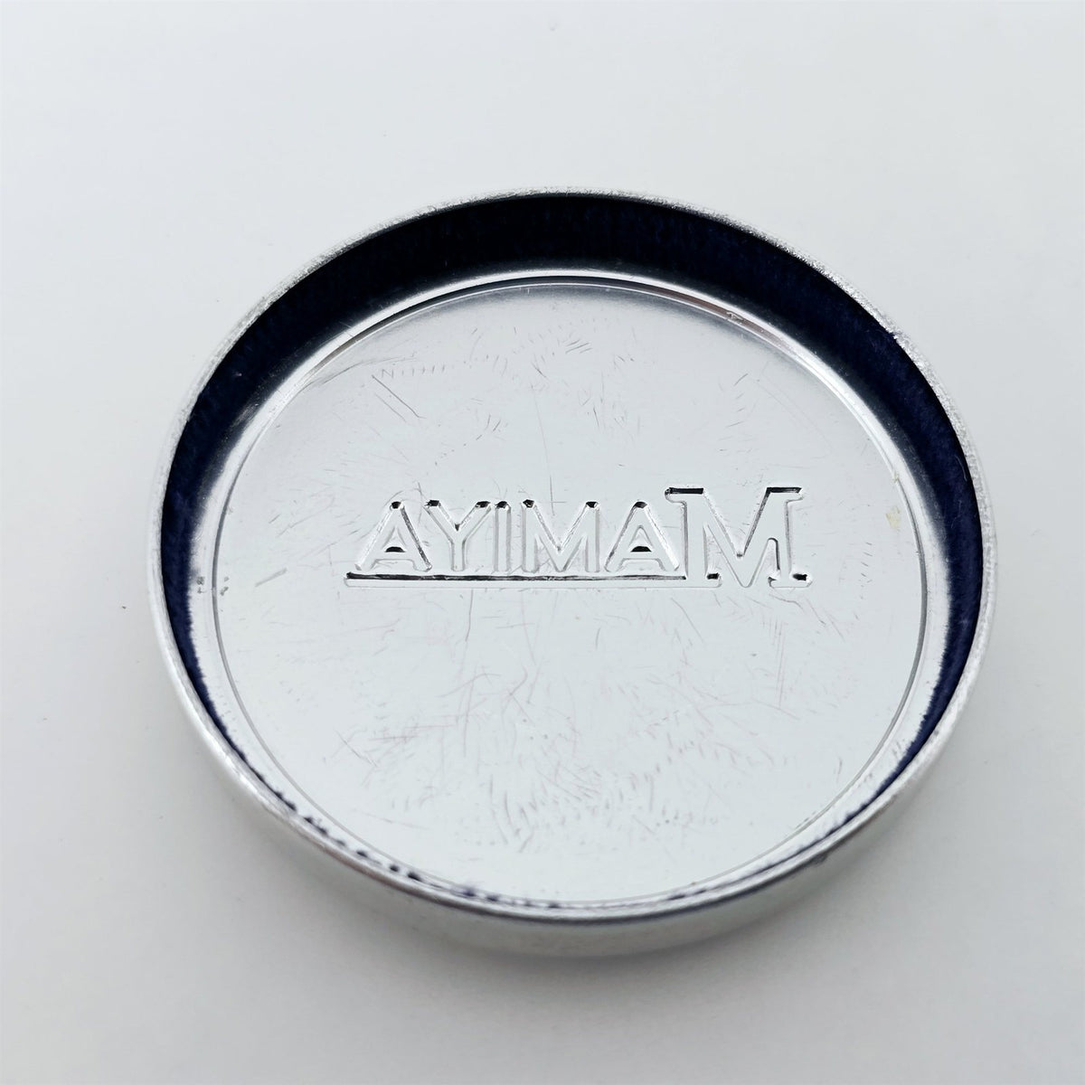 [Pre-owned] Genuine Mamiya Metal Front Lens Cap 42mm Push-on — Near Mint — Japan #5643