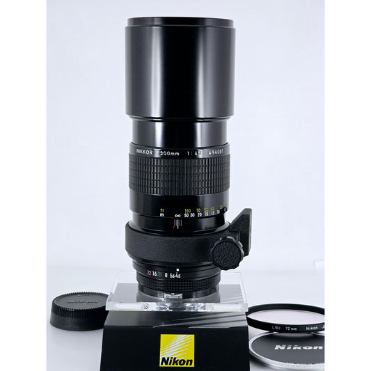 [Pre-owned] Nikon Non-Ai Nikkor 300mm F4.5 Telephoto Lens — Near MINT+++ — Japan #4370