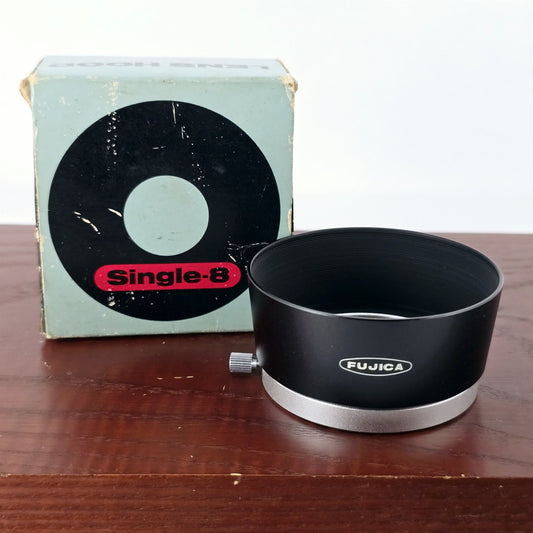 [Pre-owned] Genuine Fujica Metal Lens Hood 48mm for Single-8 Z2 — Top Mint — Japan #5371