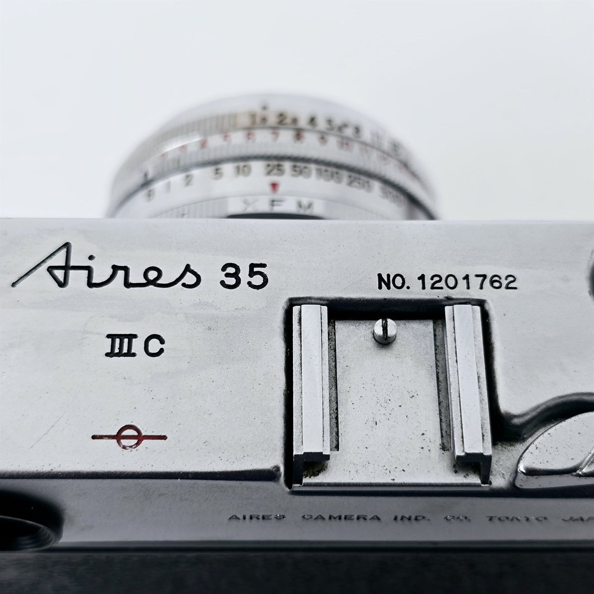 [Pre-owned] Aires 35 IIIC Rangefinder 35mm Film Camera Silver — Excellent+++++ — Japan #5656