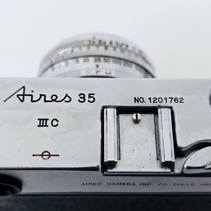 [Pre-owned] Aires 35 IIIC Rangefinder 35mm Film Camera Silver — Excellent+++++ — Japan #5656