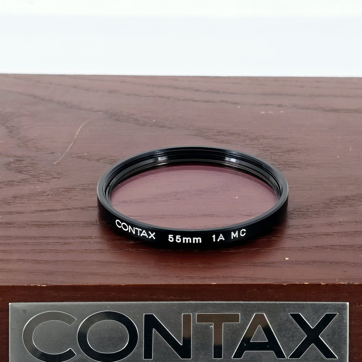 [Pre-owned] Contax 55mm 1A Skylight MC Protective Lens Filter — Mint — Japan #5583