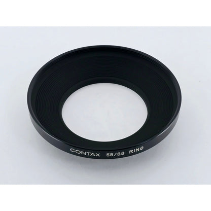 [Pre-owned] Contax 55/86 Step Up Ring Adapter Genuine Filter Hood — Unused — Japan #3954