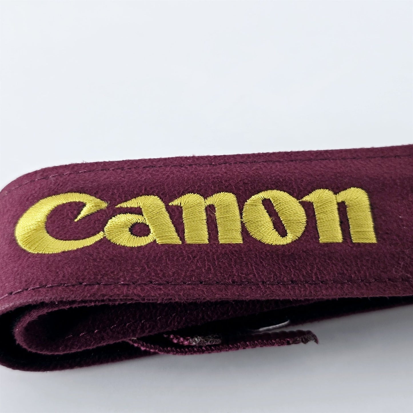 [Pre-owned] Canon Gold Embroidered Logo Neck Strap for EOS Digital — Unused — Japan #5445