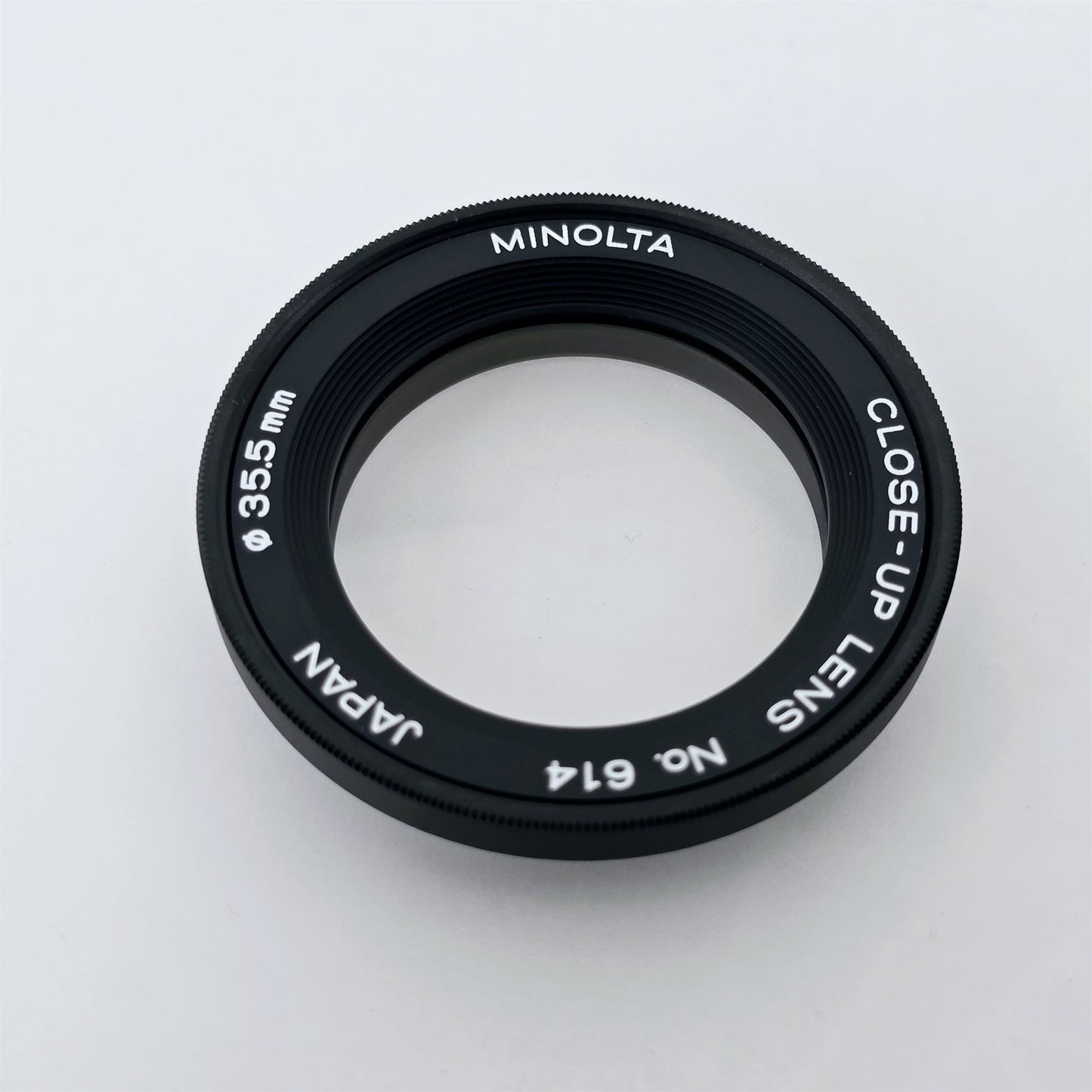 [Pre-owned] Minolta Close Up Lens No.614 35.5mm for Spotmeter F — Near MINT+++ — Japan #5286