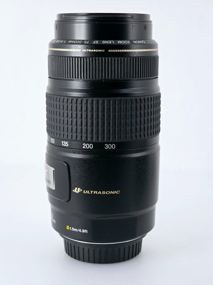 🌸[MINT] Canon EF 75-300mm F4-5.6 IS USM AF Telephoto Zoom Lens From Japan