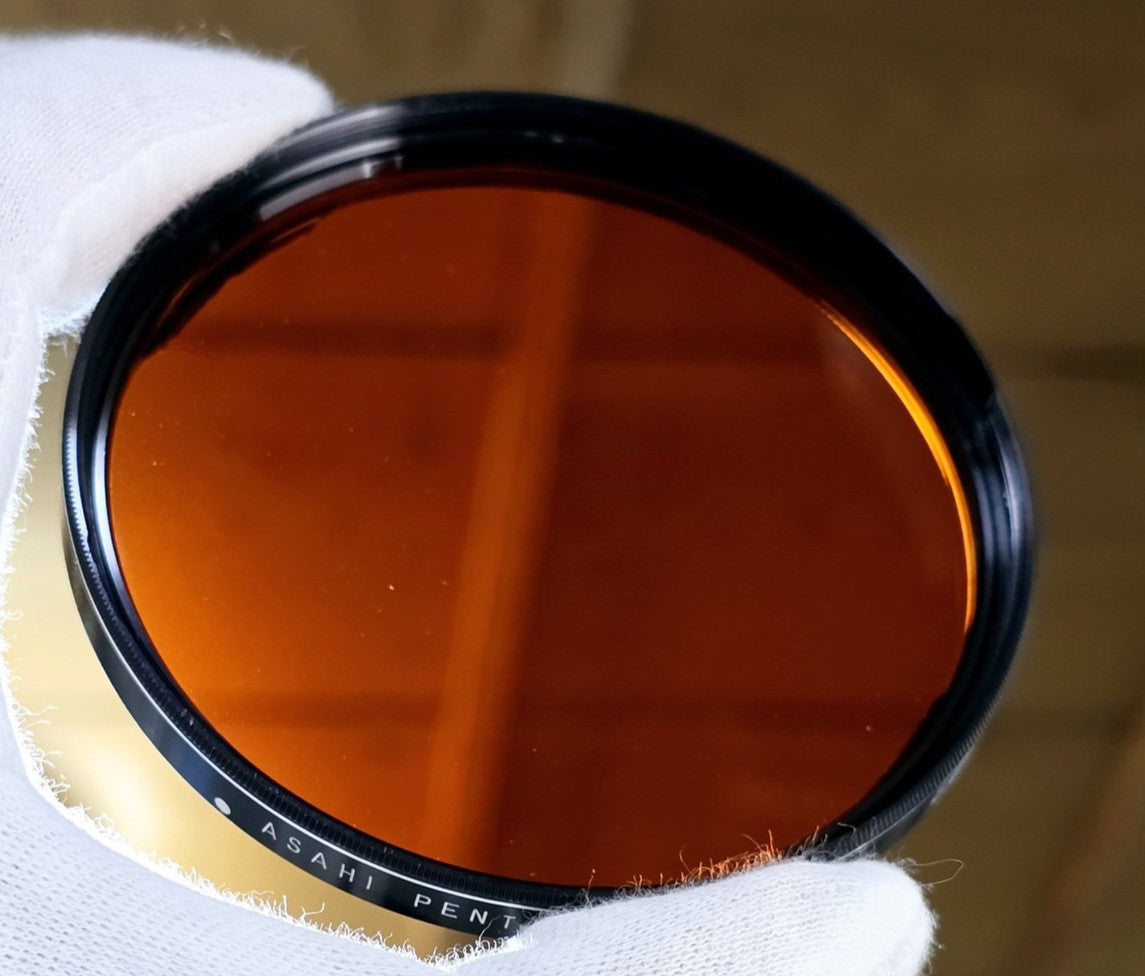 [Pre-owned] Asahi Pentax SMC 6x7 77mm O56 (02) Orange Lens Filter — Mint — Japan #5241