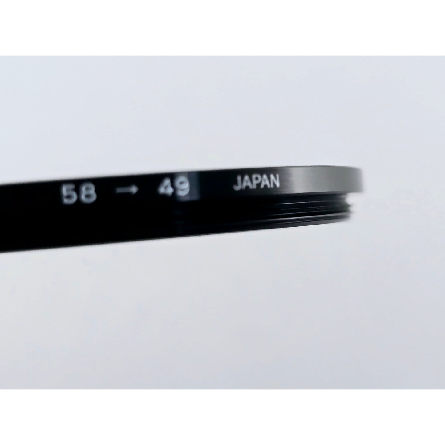 [Pre-owned] Metal Step Down Adapter Ring 58mm Lens to 49mm Filter — Near MINT — Japan #3922