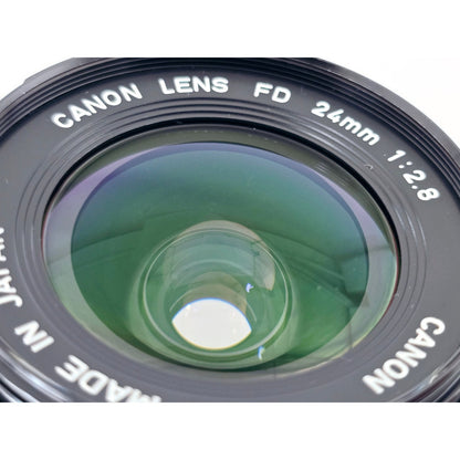 [Pre-owned] Canon New FD 24mm f2.8 Wide Angle MF Lens — Near MINT — Japan #4899