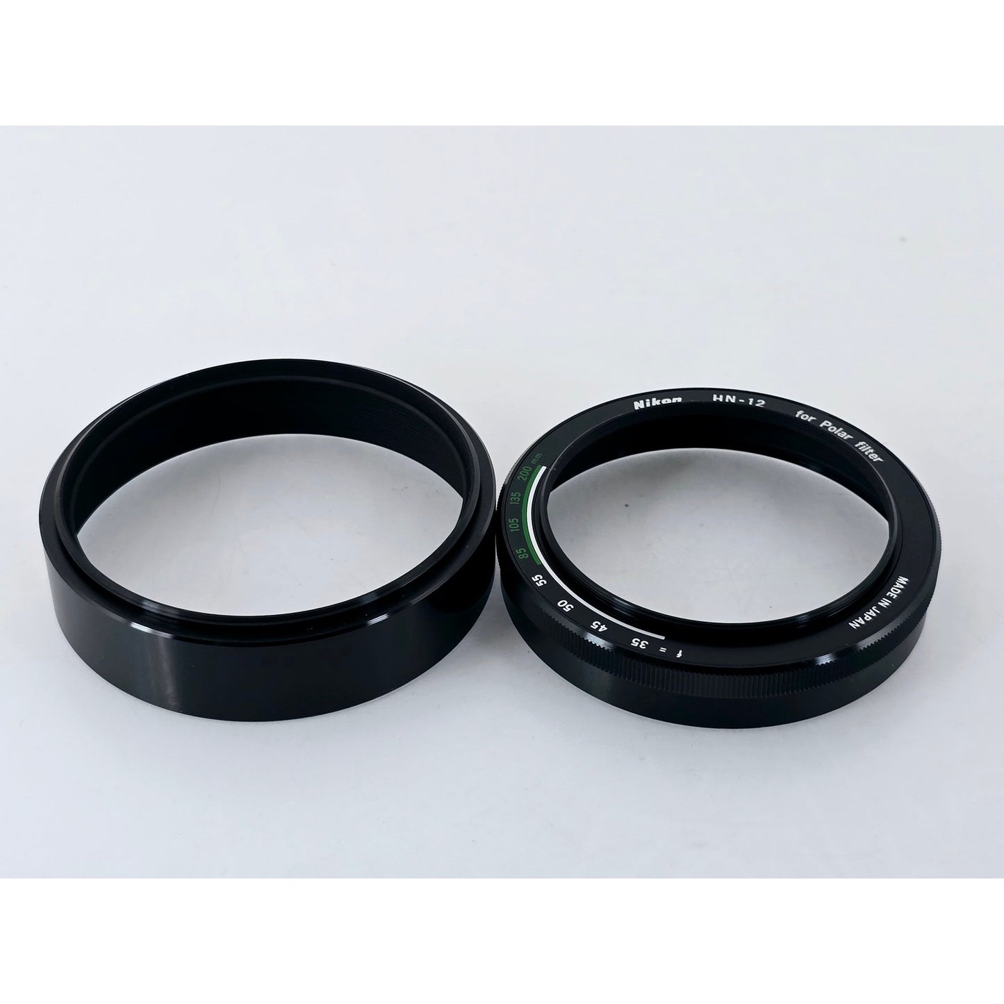 [Pre-owned] Nikon HN-12 Metal Lens Hood for Polarizing Filter — Unused — Japan #4393