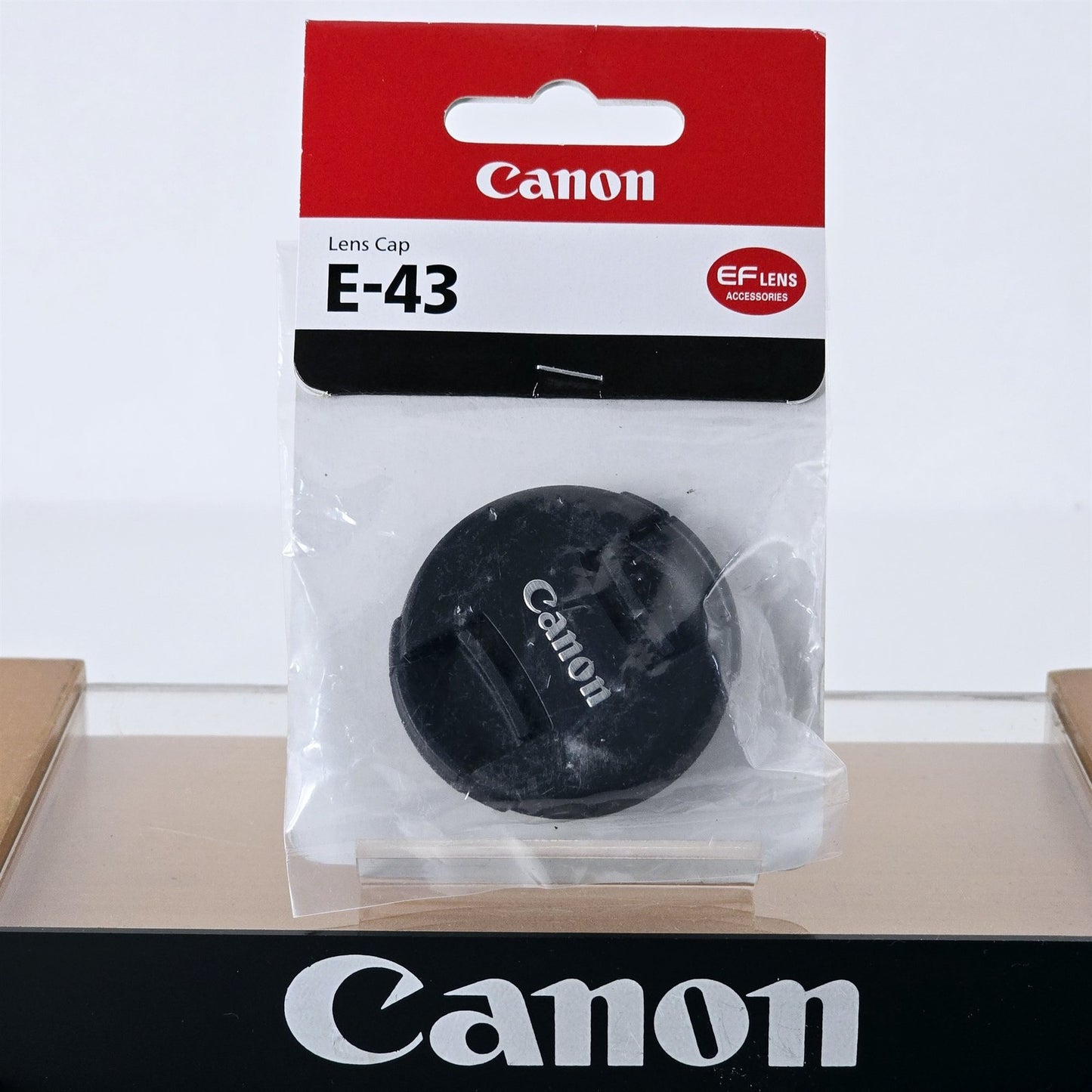 [Pre-owned] Canon E-43 Front Lens Cap 43mm for EF-M 22mm STM — Unused — Japan #5293