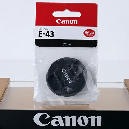 [Pre-owned] Canon E-43 Front Lens Cap 43mm for EF-M 22mm STM — Unused — Japan #5293