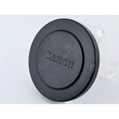 [Pre-owned] Canon 80mm Push-On Black Metal Front Lens Cap (Genuine) — Near MINT — Japan #4141