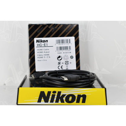 [Pre-owned] Nikon HC-E1 HDMI Cable for Nikon D / Z / 1 / Coolpix — Unused — Japan #2377