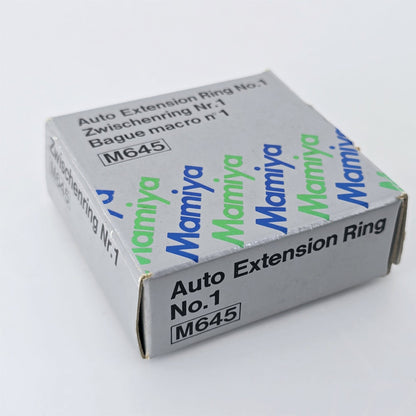 [Pre-owned] Mamiya M645 Auto Extension Ring No.1 Macro Tube for 645 Super Pro — Mint — Japan #5282