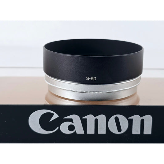 [Pre-owned] Canon S-60 Lens Hood for 58mm Filter Size (60mm) — Near MINT+++ — Japan #4971