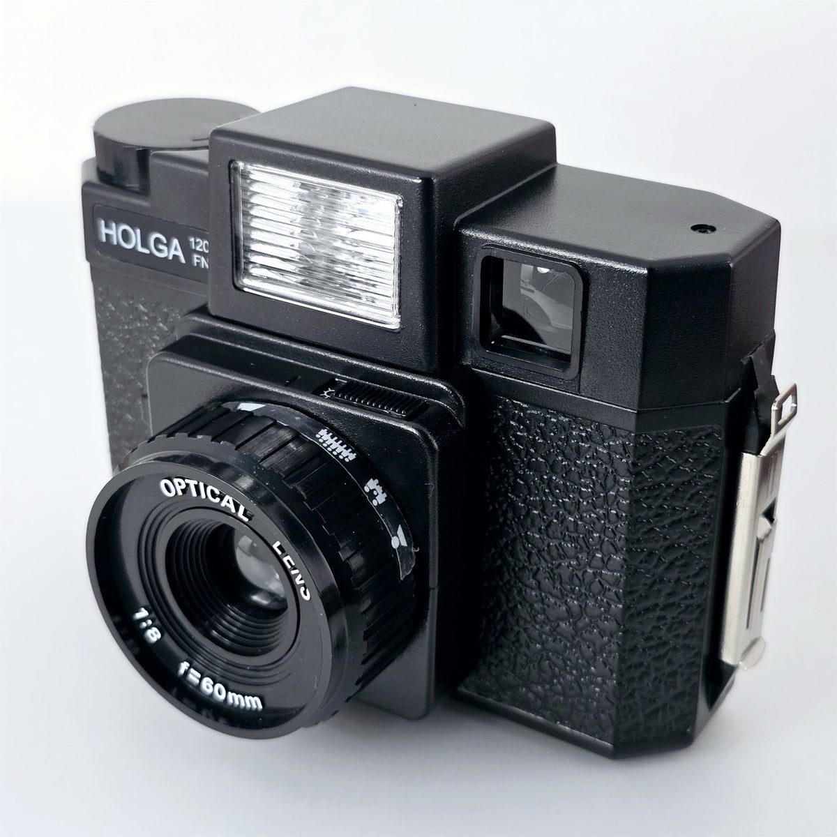 [Pre-owned] Holga 120 FN Medium Format Film Camera Black — Top Mint — Japan #5542