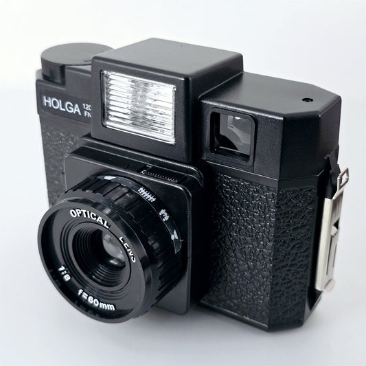 [Pre-owned] Holga 120 FN Medium Format Film Camera Black — Top Mint — Japan #5542