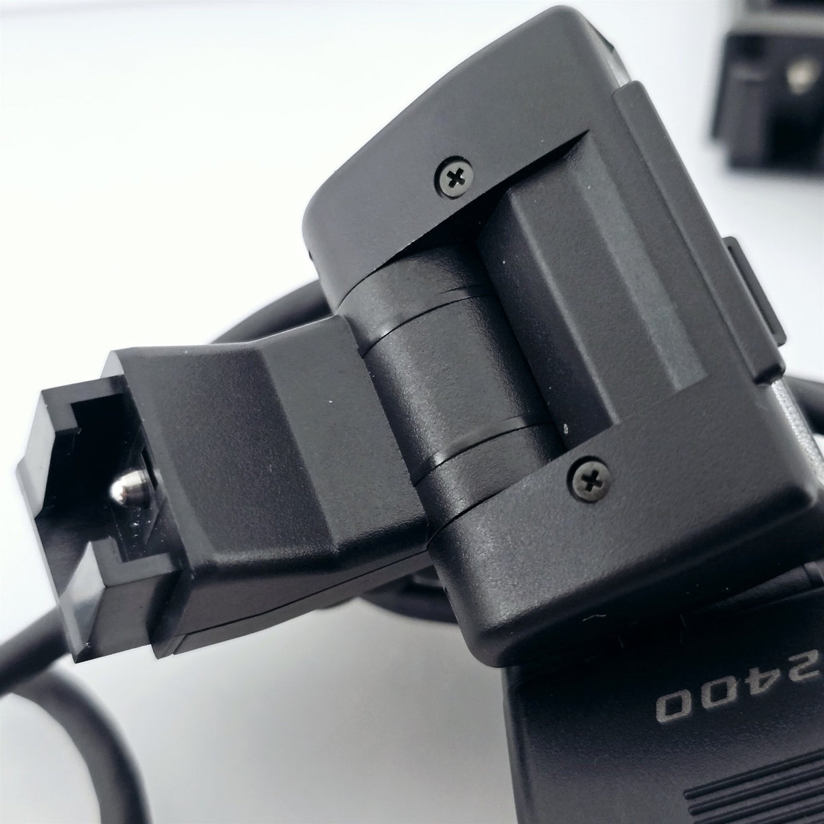 [Pre-owned] Minolta Macro Twin Flash 2400 Set with Diffuser, Holder, Adapter & Cord Reel — Mint — Japan #5687